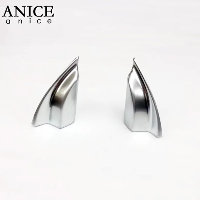 2 шт. матовая хромированная накладка на дверь или стойку из АБС-пластика обшивка