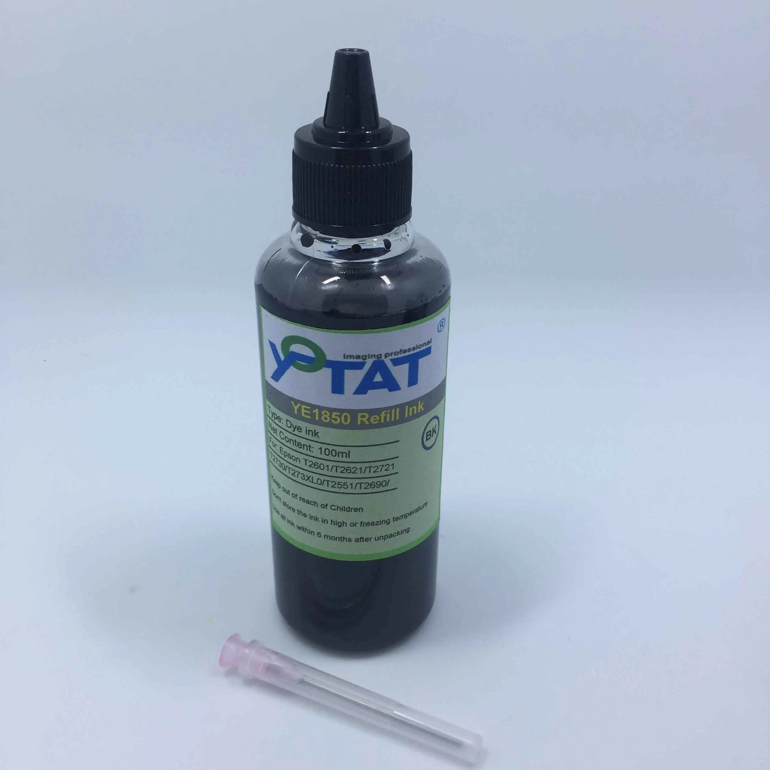 YOTAT 100 мл Заправка чернилами Наборы для Epson T2601 T2611-4 T2621 T2631-4 T2721 T2731-4 T2730 T273XL1 T2551 T2561-4 T2690-4 - Цвет: Черный
