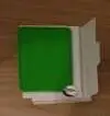 green 500 шт из нержавеющей стали небьющееся маленькое зеркало - Цвет: green