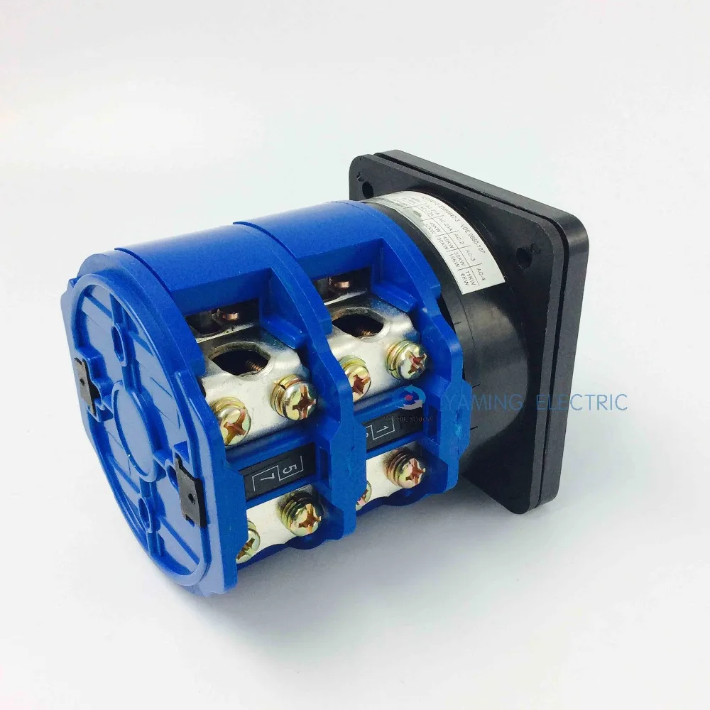 LW26 серия 160A 2 фазный 3 позиционный поворотный переключатель ВКЛ ВЫКЛ ВКЛ.