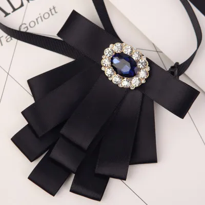 

Fashion Handmade Professional Diamond Bow Tie Men's Business Shirts Collar Flower Tie Free Shipping