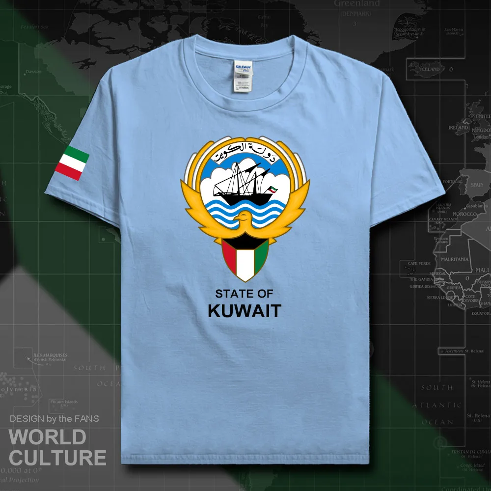 Kuwait Kuwaiti Мужская футболка мода 2018 трикотажные изделия национальная команда 100%