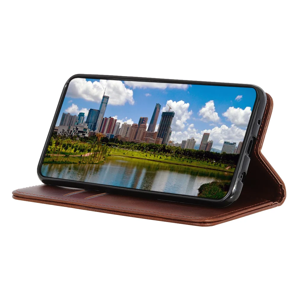 Phone Case for Xiaomi Mi A3 Fundas Cowhide Leather Magnetic Filp Book ForXiaomi Lite Cover Card Slot Bag | Мобильные телефоны и