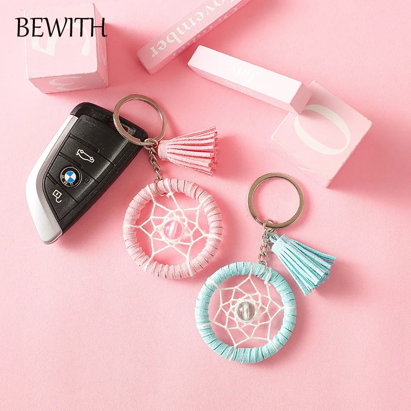 4 вида цветов Брелок Ловец снов и сумка кулон украшение подарок индийская ручная