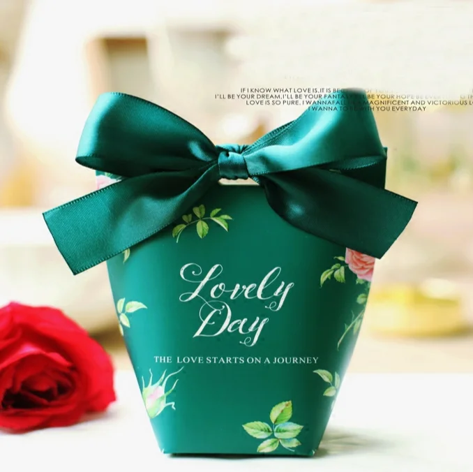 50 шт. бумажные пакеты для конфет с лентами| |