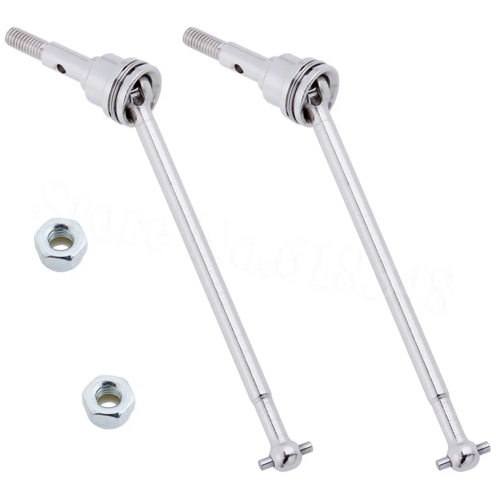 

2 Pcs Aluminum Steel Rear Universal Shaft For FS Racing 1/10 Desert Buggy 53625 53632 Baja RC Model Upgrade Replacement
