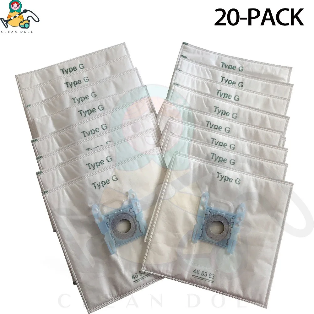 BOS-BG-20PK 2X HEPA фильтр 20X мешки для пыли Bosch пылесос Тип G BSG6 GL-30 BSGL4 GL-40 GL30 мешки - Цвет: BOS-BG-20PK