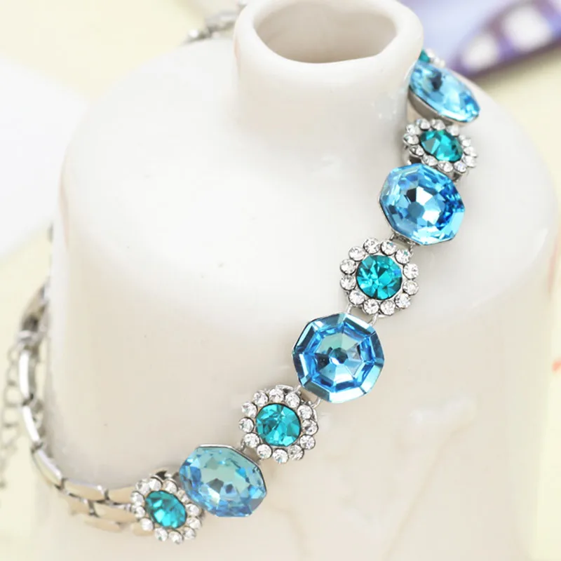 Neoglory Австрийские кристаллы стразы модные браслеты и для женщин ювелирные