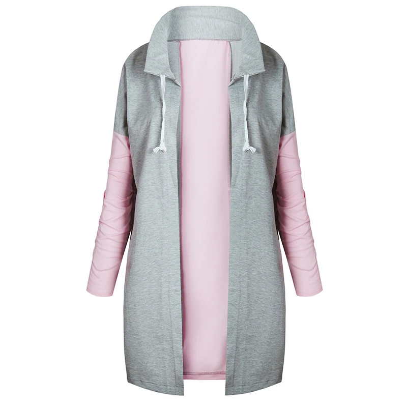 Irregular Cardigans Women Patchwork Plus Size Casual Loose Autumn Coverup Tops Female Sweater Coats DLD1224 |