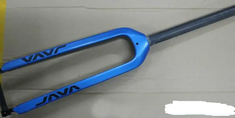 Быстрый бесплатный доставка Конические 3 К Черный полный carbon fork mtb/углерода вилка