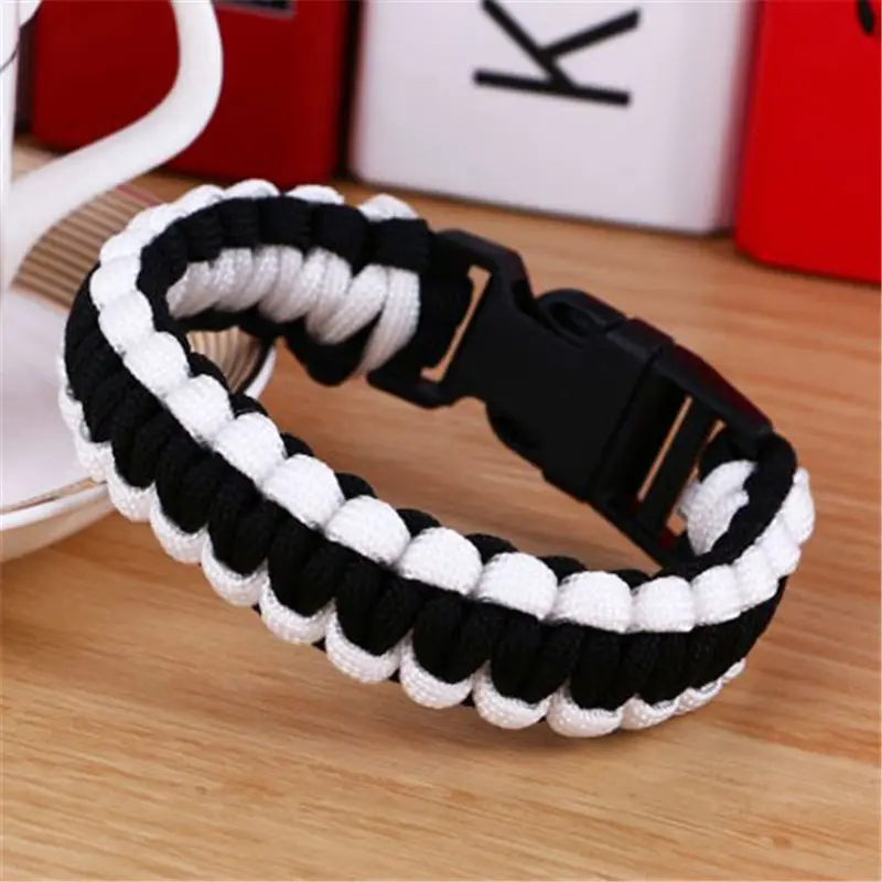 Открытый браслет для выживания Набор браслетов Паракорд военный в экстренных