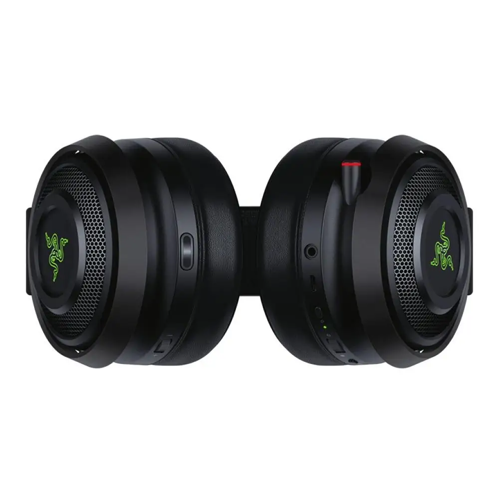 Razer Nari 2,4G Беспроводная игровая гарнитура THX пространственное аудио 3,5 мм с микрофоном для PC Gamer PS4 Xbox One Switch наушники для мобильного телефона