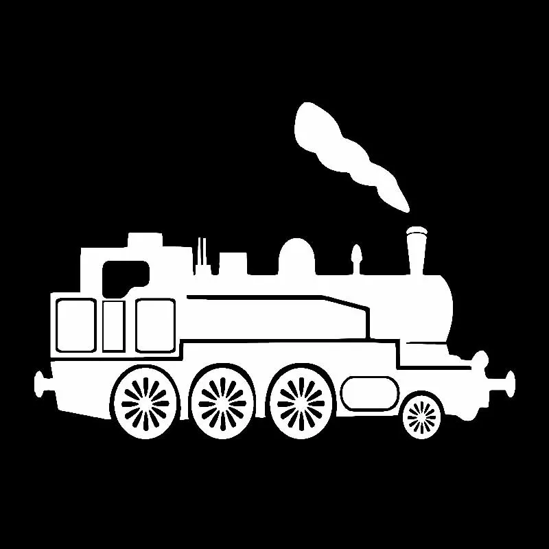 YJZT 17 8 см * 12 6 паровоз автомобиля Стикеры личность виниловые наклейки в виде