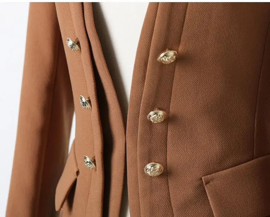 2020 autumn fashion Blazer Women Long Sleeve double breasted Suit Jacket Office Ladies small suit plus size 2XL | Женская одежда