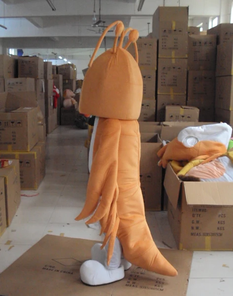 Высококачественный маскарадный костюм Лобстер лангуст талисмана с героями