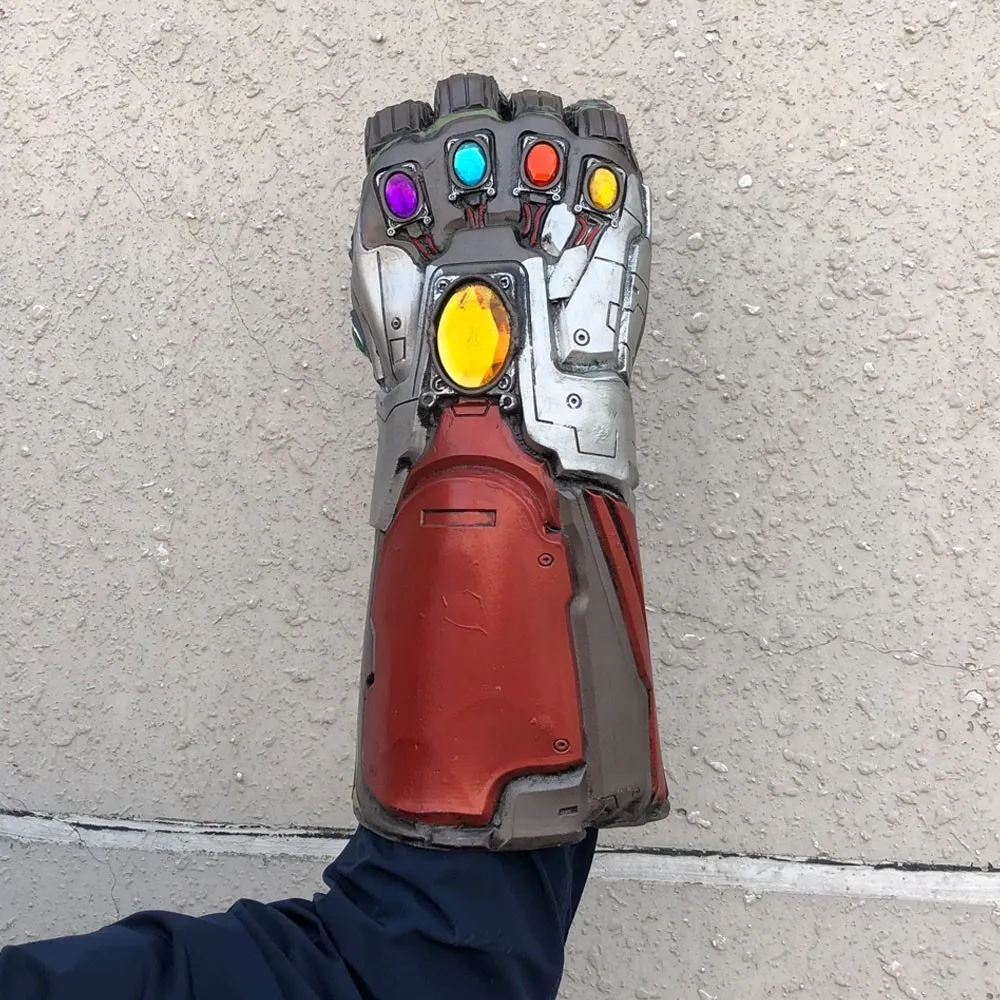 Высокое качество Мстители эндгейм супергерой Железный человек Tony Stark Gem Infinity Gauntlet