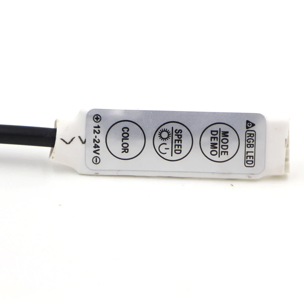 USB RGB контроллер 5 в 12 В 19 динамических режимов Светодиодный диммер с 3 клавишами 4Pin