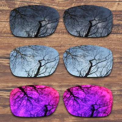 Black.SilverMidnight ToughAsNails Замена поляризованных линз для Oakley Солнцезащитные очки-несколько вариантов - Цвет линз: Black.SilverMidnight