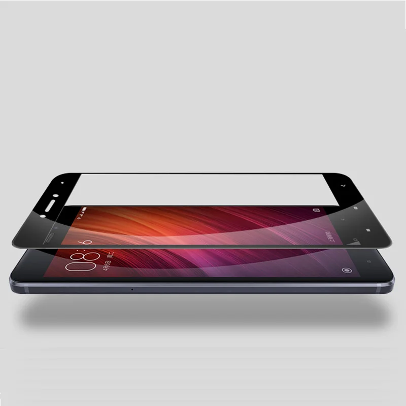Защитное стекло на весь экран закаленное для Xiaomi Redmi 4X защитная стеклянная пленка