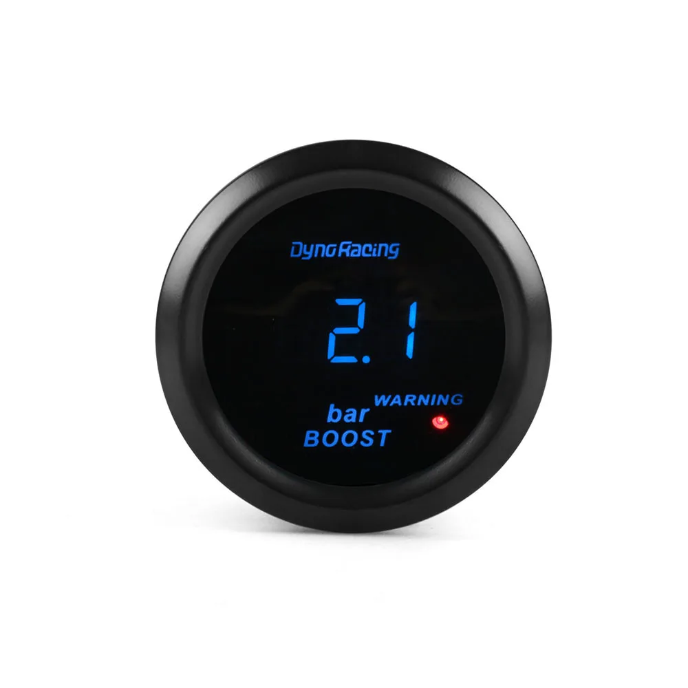 Dynoracing " 52 мм Автомобильный цифровой Тахометр Датчик Оборотов турбо Boost Gauge PSI вольтметр температура воды Температура масла Датчик давления масла
