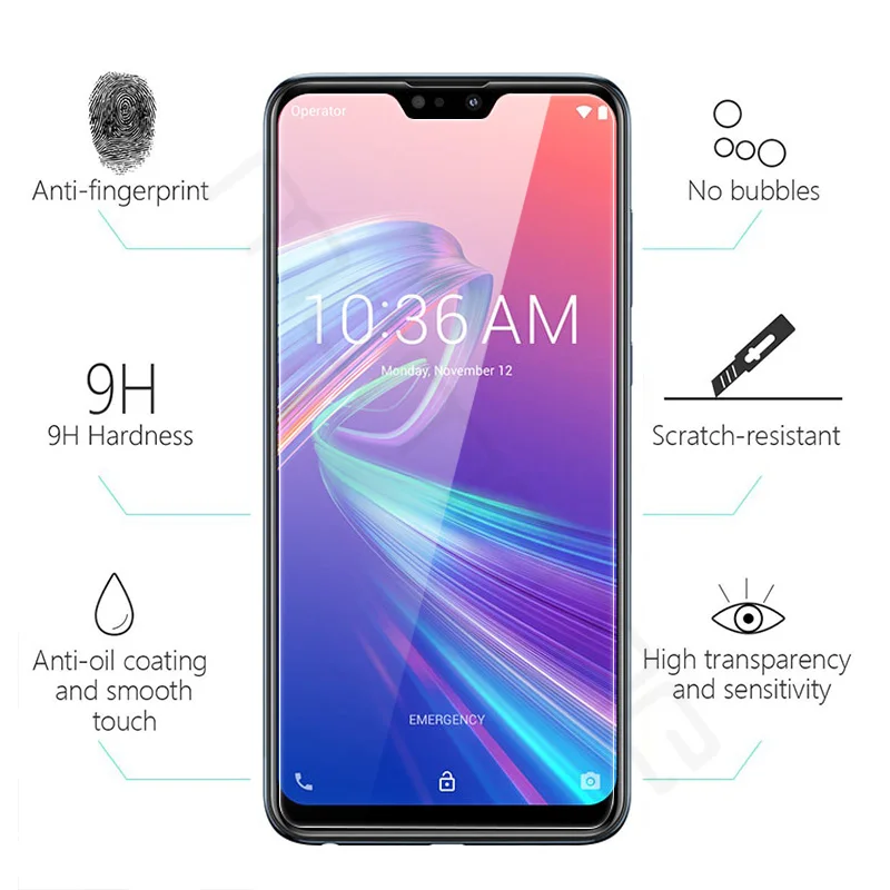 9H 2.5D Премиум Закаленное стекло для Asus Zenfone Max Plus M2 ZB634KL HD прозрачная защитная