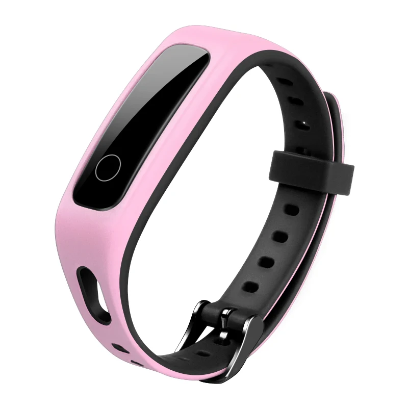 6840 Силиконовый ремешок для HONOR Band 4 Running Edition / huawei band 3e Спортивная группа Две тонны запасной браслет Умный спортивный ремешок - Цвет: 6840