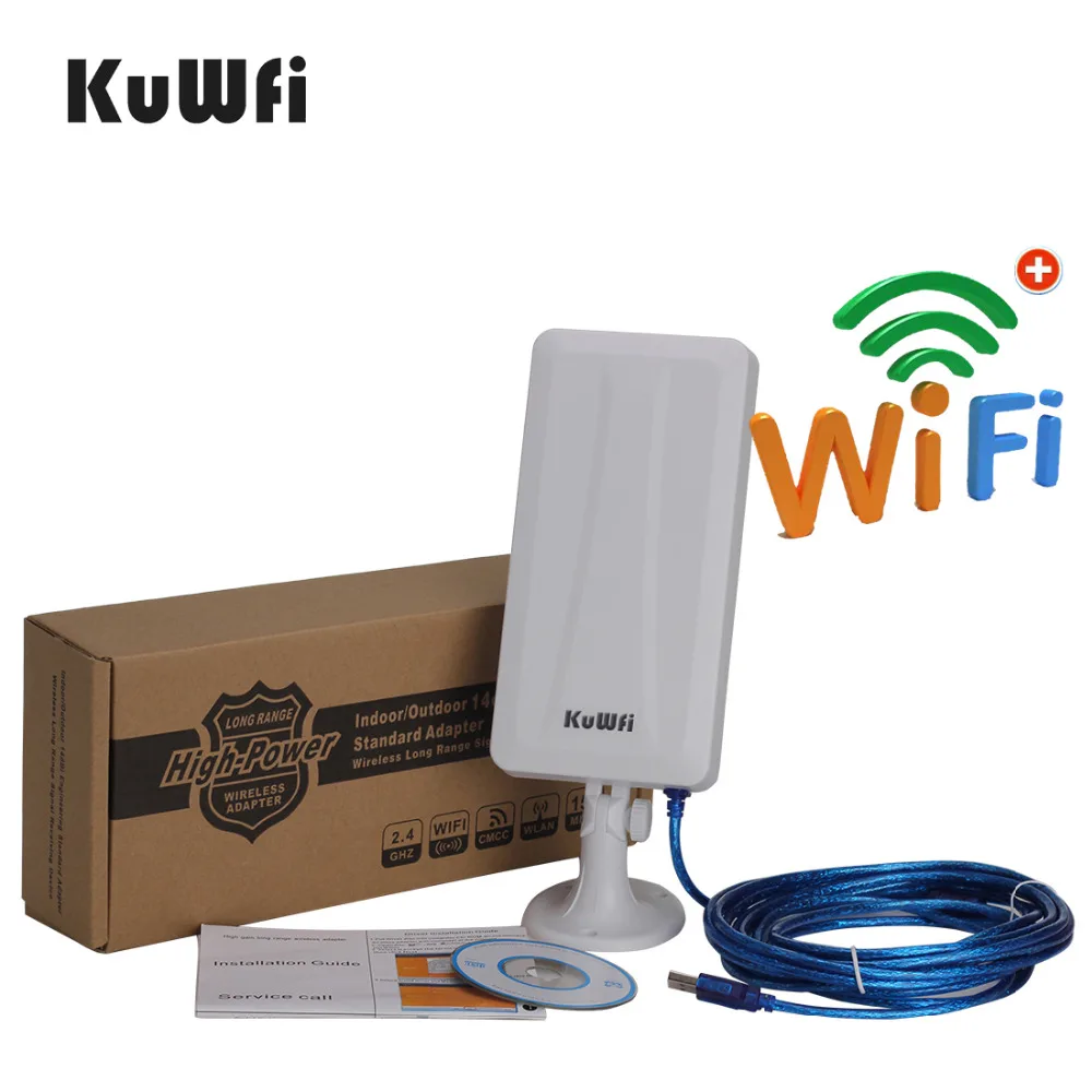 KuWFi 300 Мбит/с высокой мощности OpenWRT предварительно загруженный беспроводной