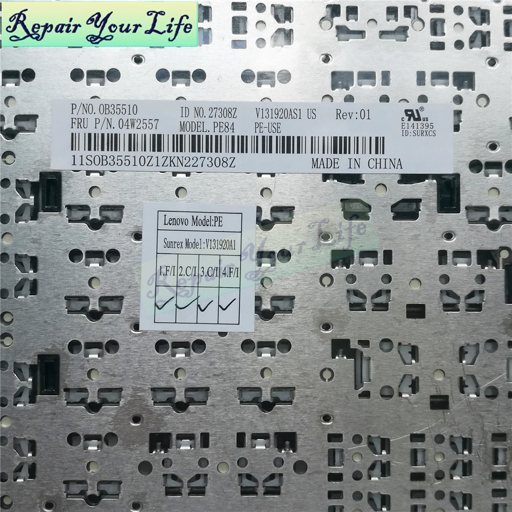 

Repair You Life E530 US laptop keyboard for lenovo for Thinkpad E530 E530C E535 E545 US keyboard new original wholesales drop