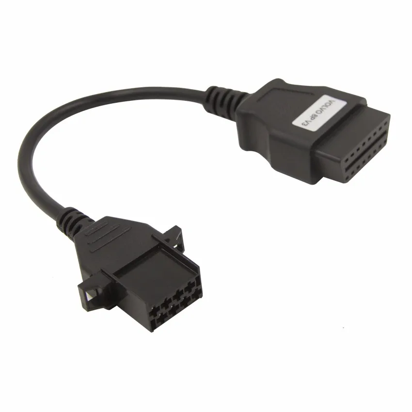 Для Volvo 8Pin к OBD2 16Pin Женский коннектор Грузовой диагностический кабель-удлинитель DLC OBD OBDII 8 PIN бесплатная доставка.