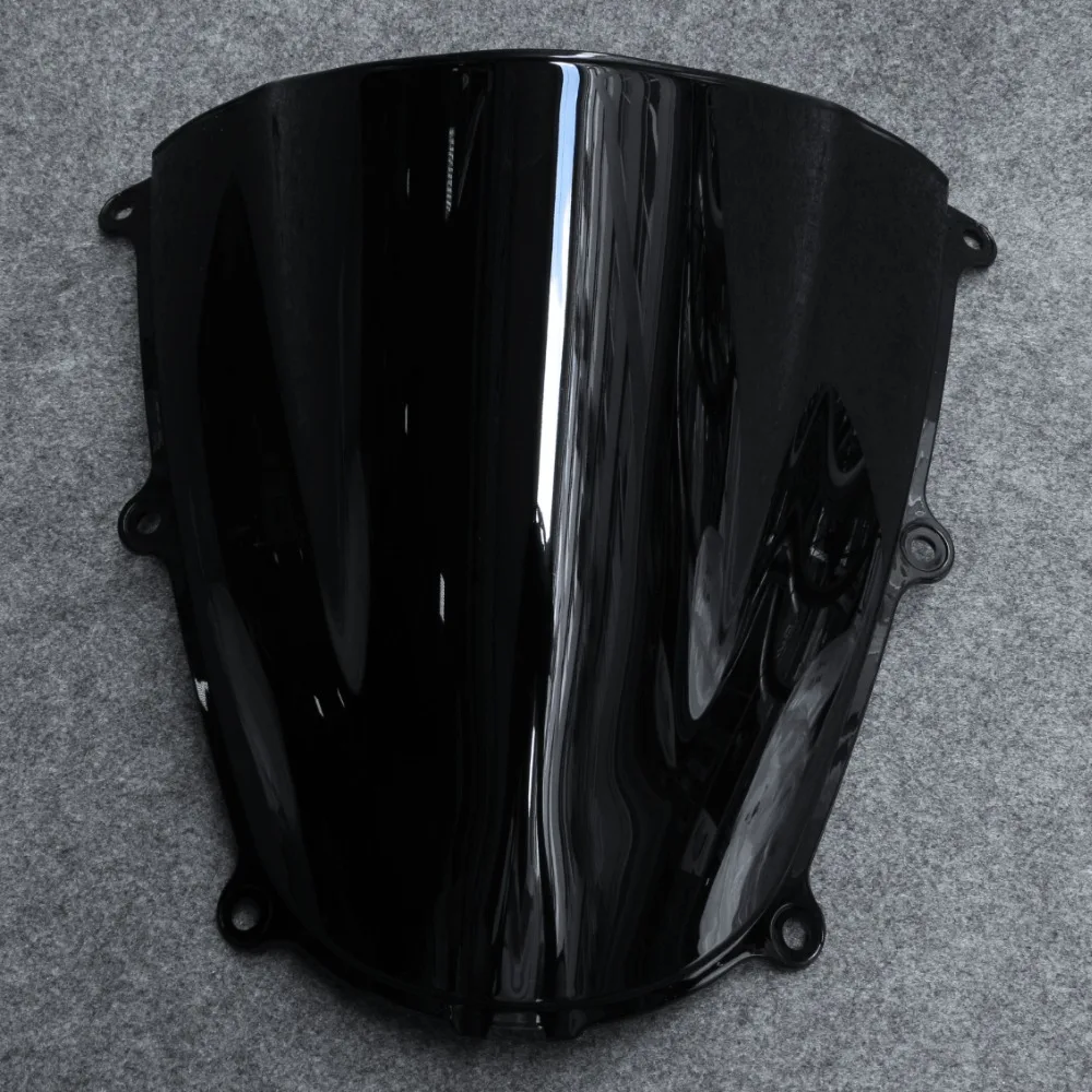 

Black Windshield Windscreen Double Bubble Fit for 2005 2006 Honda CBR600RR F5