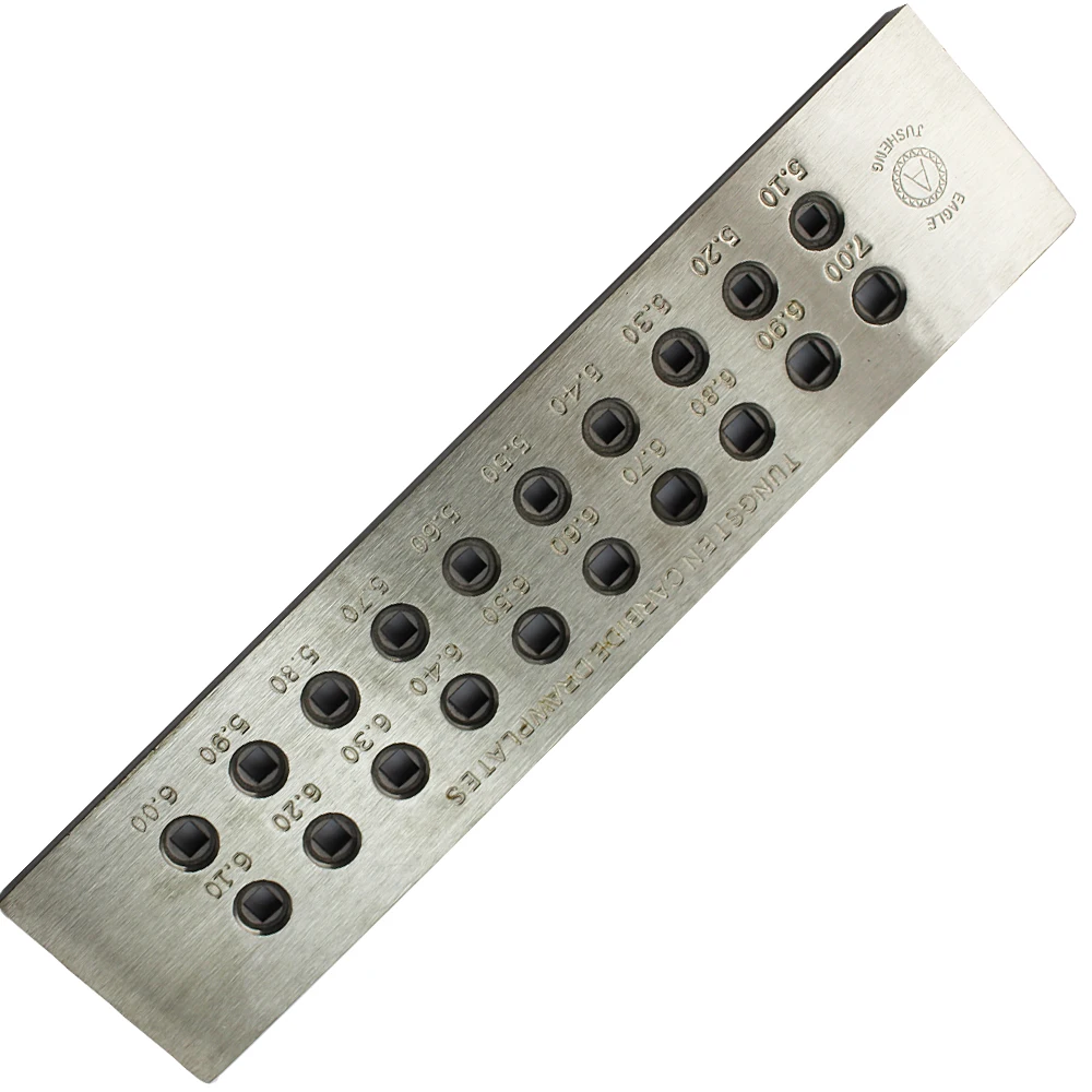 Волочильная доска из карбида вольфрама квадратной формы различные модели 3 10 5 00