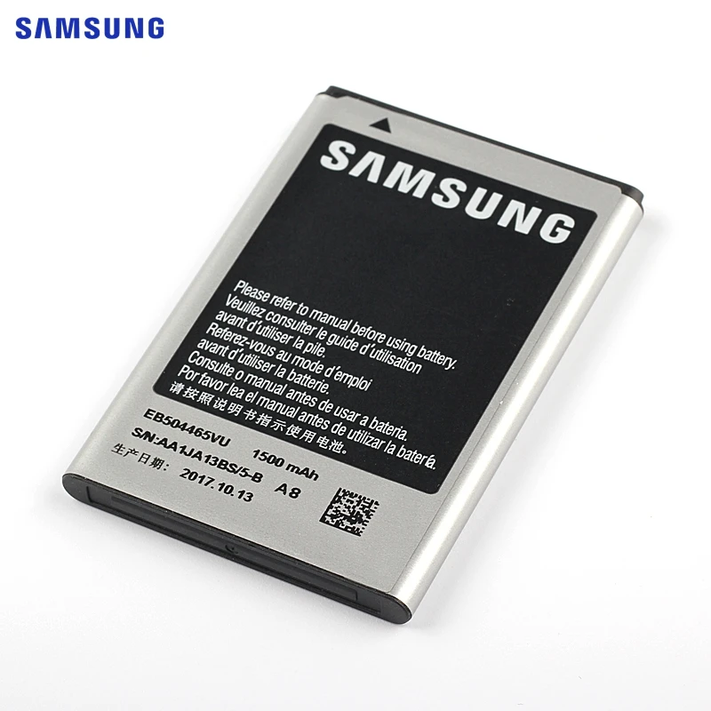 Samsung оригинальная замена Батарея EB504465VU для samsung S8530 S8500 i5700 W799 i5800 I5801 I329 B7620 I8700 B7330 1500