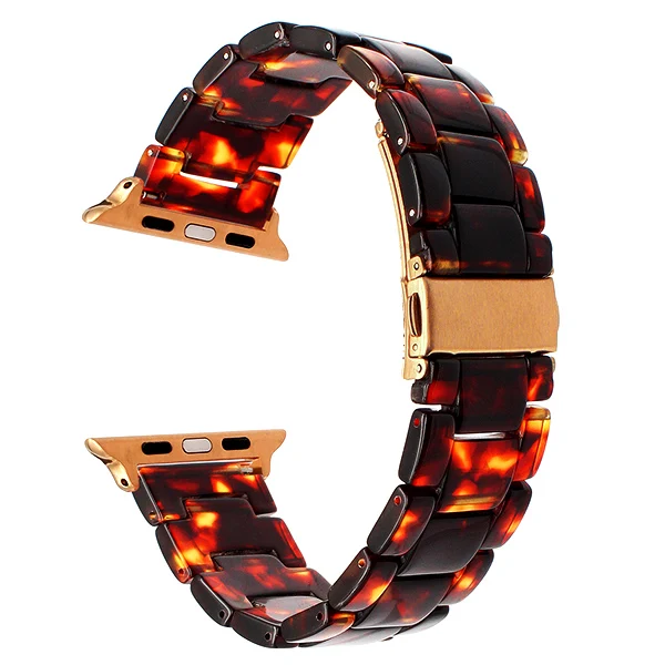 Black RG Ремешок для часов из смолы для iWatch Apple Watch 38 мм 40 мм 42 мм 44 мм серия 5 4 3 2 1 Мужской Женский резиновый ремешок с стальной пряжкой ремешок на запястье - Цвет ремешка: Black RG