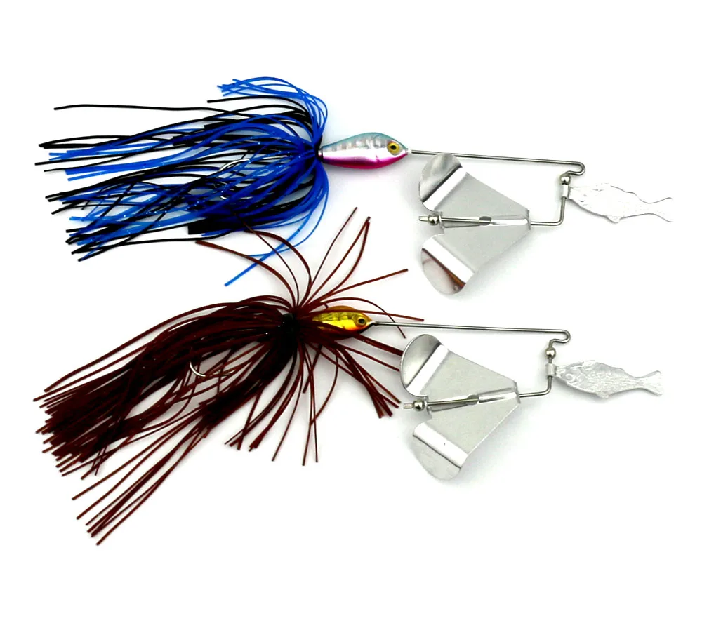 Hengjia 15.5 г свинца голову spinnerbaits щука воблер бас сома buzzbaits рыболовные приманки иска