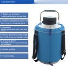 Криогенный резервуар для жидкого азота YDS-10, 10 л, резервуар, Дьюар, с ремнями