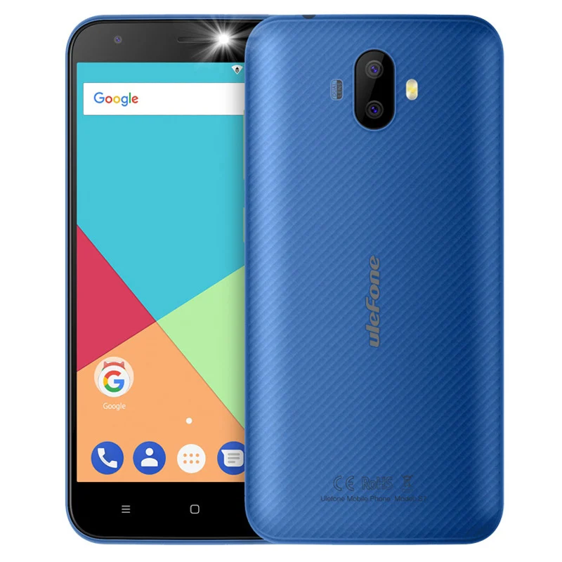 Оригинальный Ulefone S7 Pro сотовый телефон 5 0 &quotэкран 2 Гб ОЗУ 16 ПЗУ MTK6580A