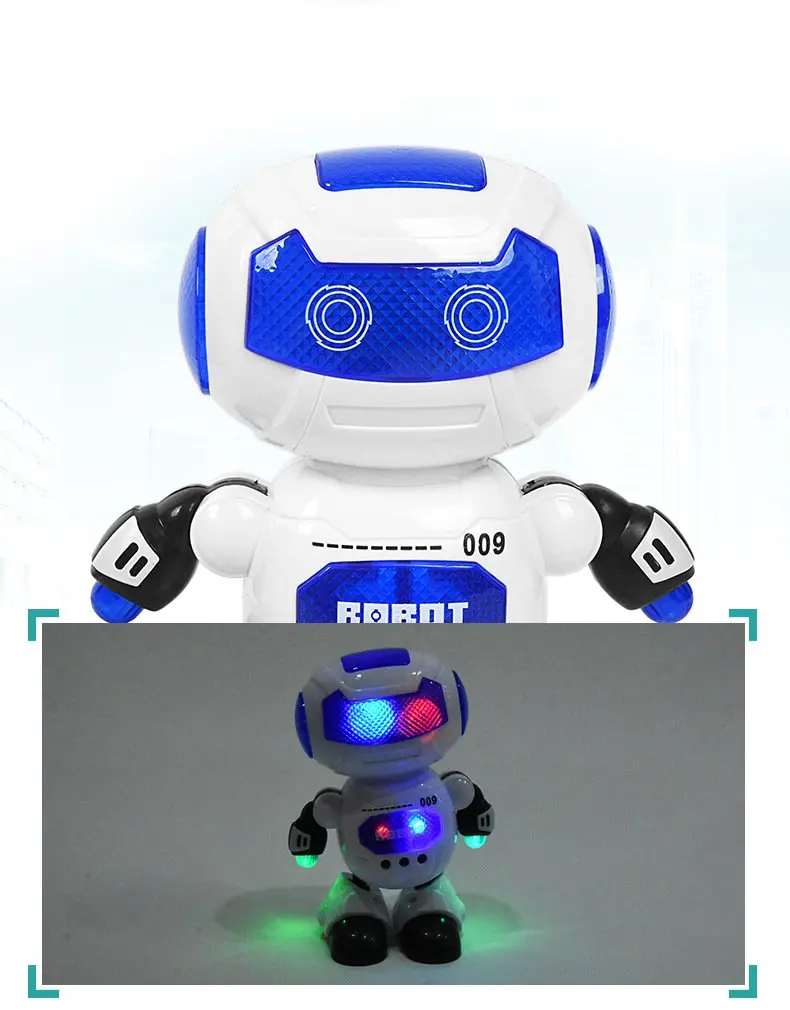 

Best children gift Christmas Toy For Children Space Dancer Humanoid Robot Toy With Light Children Pet Brinquedos Electronics pet