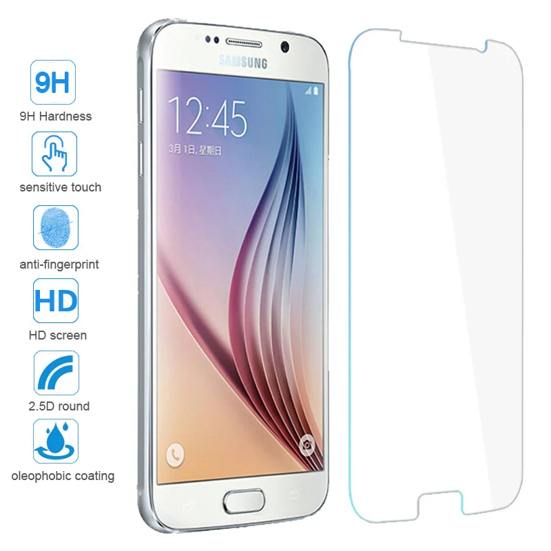Закаленное стекло для Samsung Galaxy A5 2016 защита экрана 9H 2.5D Защитная пленка A3 A7 2017 S6 S7