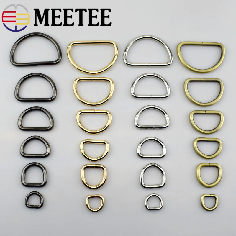 4 комплекта Meetee ремешок для сумки боковые Висячие пряжки с зажимом металлическая защелкивающаяся застежка с винтом для сумок Запчасти Аксессуары F2-14