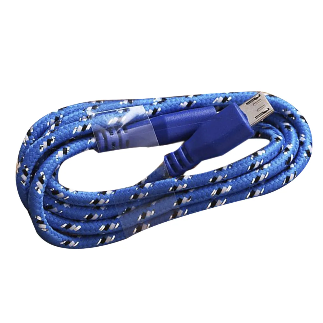 Нейлоновый Кабель Micro-USB в оплетке 1 м/2 м/3 м Синхронизация данных USB кабель зарядного устройства для samsung htc LG huawei xiaomi кабели для телефонов Android - Тип штекера: Blue