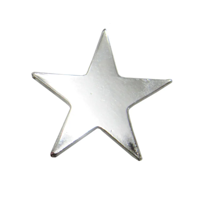 Маленькая металлическая звезда отворот значок-железное покрытие никеля + краски