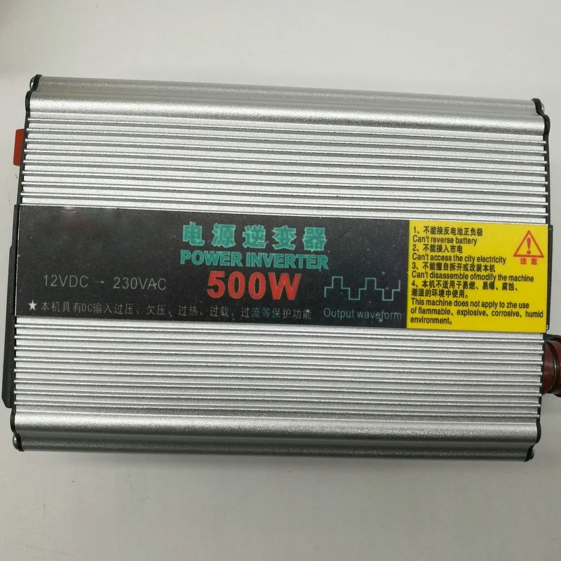 Солнечная энергия инвертор DC12V к переменному току 220 V 1000 W DC 12 В переменный ток 220 Модифицированная синусоида солнечный инвертор
