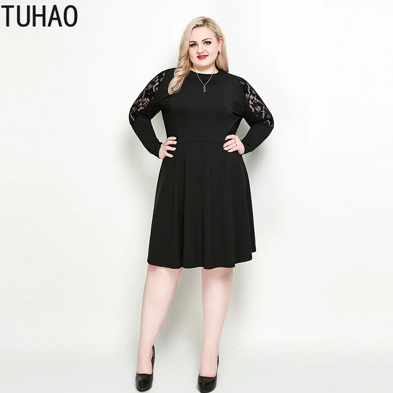 TUHAO летние женские платья сексуального размера плюс 7XL 6XL 5XL вечернее платье с