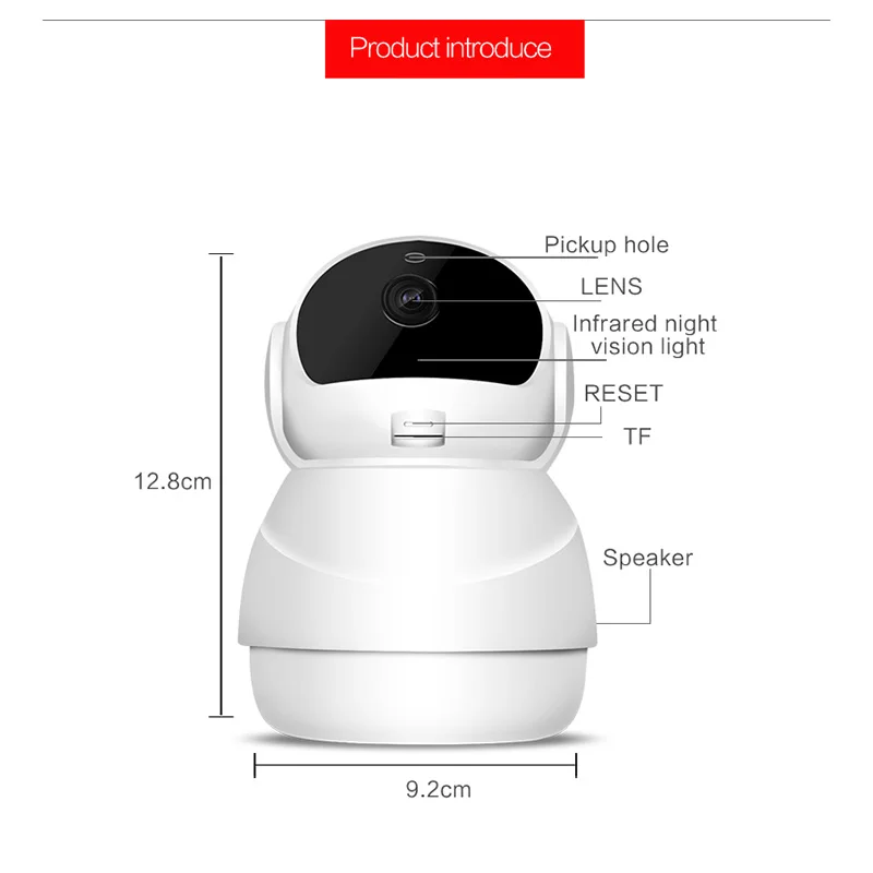 Ip-камера 1080 P инфракрасная камера ночного видения видеонаблюдения | Безопасность