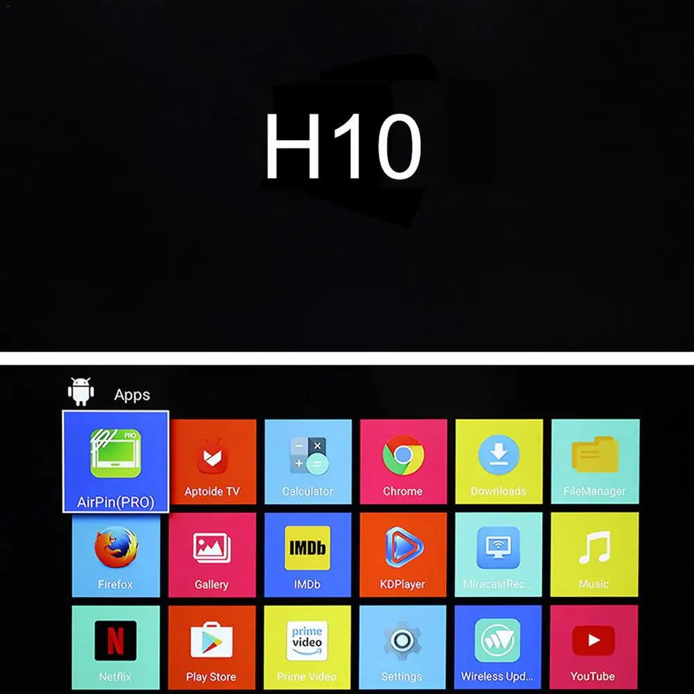 H10 tv BOX 6k HD H6 чип Android 9,0 коробка# CW
