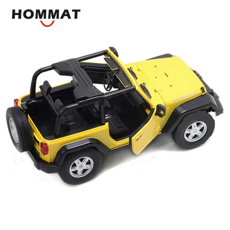 Hommate моделирование 1:24 Jeep Wrangler Rubicon внедорожник автомобиль сплав литья под