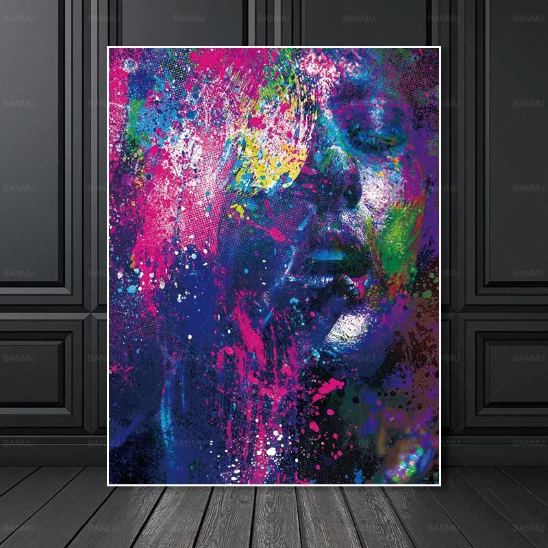 

Portrait Canvas Painting Art Pictures home decor Wall poster decoration for living room Figure prints on canvas no frame