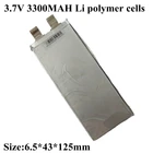 10 шт. Lipo 3,7 в 3300 мАч батарея 40C Lipo батарея для 2s 3s  6s 3300 мАч Diy батарея для радиоуправляемого вертолета автомобиля радиоуправляемого грузовика 11,1 В 14,8 в