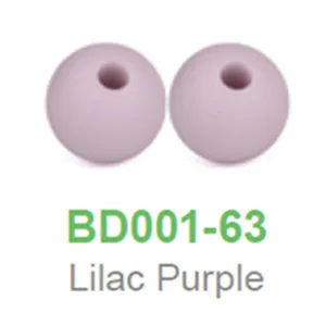 Lilac Chenkai 100 шт 9 мм силиконовые бусины для зубов DIY детская погремушка-прорезатель для зубов подвеска пустышка сенсорные ювелирные изделия игрушка для изготовления бусин - Цвет: Lilac