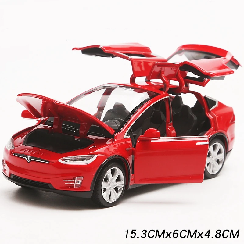 1:32 Tesla MODELX90 ограниченная продажа детских игрушек модель автомобиля музыкальное